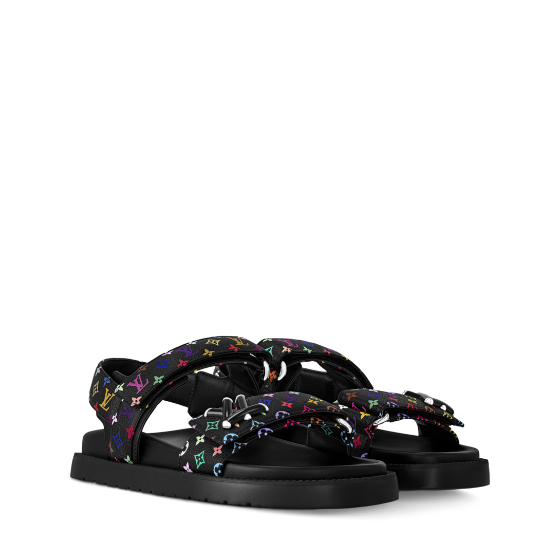 LOUIS VUITTON サンダル Sandale plate confort LV Sunset LV x TM - Souliers de luxe | Femme